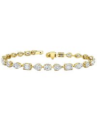 Lab Grown Diamonds - 14K 9.55 Ct. Tw. Lab-Grown Diamond Tennis Bracelet - Lyst
