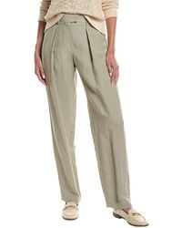 Brunello Cucinelli - Linen-Blend Pant - Lyst