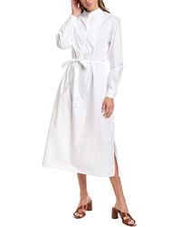 Officine Generale - Officine Generale Nelly Midi Dress - Lyst