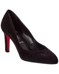Christian Louboutin - Fannylove 85 Suede Pump - Lyst
