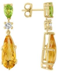 Effy Fine Jewelry - 14K 5.81 Ct. Tw. Diamond & Gemstone Earrings - Lyst
