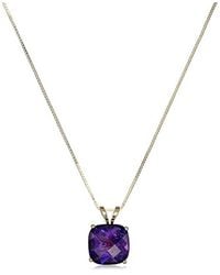 MaxColor - 14k 1.60 Ct. Tw. Amethyst Pendant Necklace - Lyst