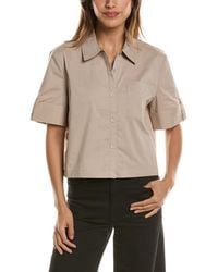 Toccin - Cropped Button Down - Lyst