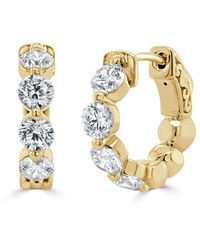 Sabrina Designs - 14K 1.85 Ct. Tw. Diamond Hoops - Lyst