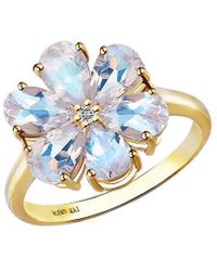 Kai Fine Jewelry - 14K 2.22 Ct. Tw. Diamond & Moonstone Cocktail Ring - Lyst
