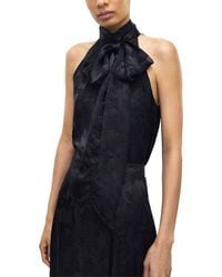 Adam Lippes - Giulia Silk-Blend Top - Lyst