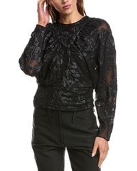 IRO - Mabel Silk-Blend Top - Lyst