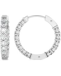 Lab Grown Diamonds - 14K 4.00 Ct. Tw. Lab-Grown Diamond Earrings - Lyst