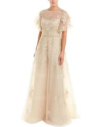 Teri Jon By Rickie Freeman Gown - Metallic