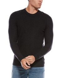 Autumn Cashmere - Wool & Cashmere-blend Crewneck Sweater - Lyst