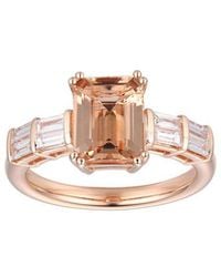 Gregg Ruth - 14K 2.31 Ct. Tw. Diamond & Morganite Ring - Lyst
