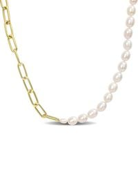 Rina Limor - 18k Over Silver 4.5-5mm Pearl Necklace - Lyst