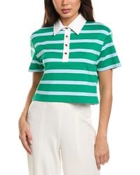 Alice + Olivia - Lyle Rugby Polo Top - Lyst