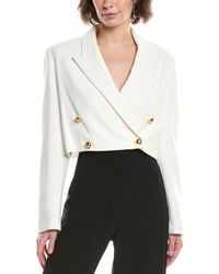 Black Halo - Hugo Crop Blazer - Lyst