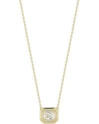 Glaze Jewelry - 14K Plated Cz Necklace - Lyst