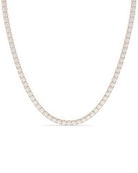 Lab Grown Diamonds - 14K 6.00 Ct. Tw. Lab-Grown Diamond Tennis Necklace - Lyst