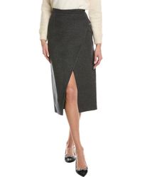 Michael Kors - Scissor Wool, Angora, & Cashmere-blend Skirt - Lyst