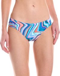 La Blanca - Cove Side Shirred Hipster Bikini Bottom - Lyst