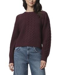Splendid - Celeste Cable Wool-blend Sweater - Lyst