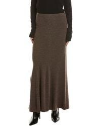 Toccin - A-Line Wool-Blend Midi Skirt - Lyst