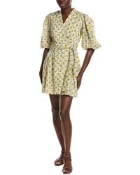 Garrie B - All Over Wrap Mini Dress - Lyst
