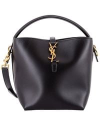 Saint Laurent - Black Sheep Leather Le 37 Bucket Bag Mini (authentic Pre-loved) - Lyst