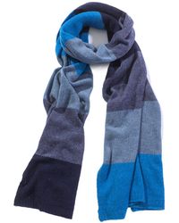 Blue Pacific - Striped Cashmere-Blend Knit - Lyst