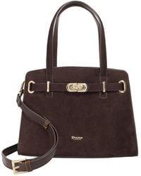 Dune - Dinidefine Suede Tote - Lyst