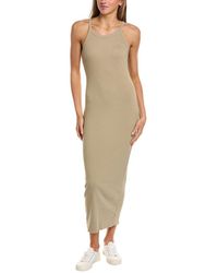 James Perse - Ribbed Tank Dress - Lyst