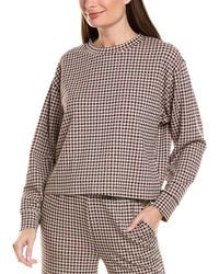 Vintage Havana - Printed Cloud Fleece Mock Neck Sweatshirt - Lyst