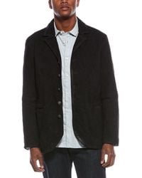 John Varvatos - Ward Suede Blazer - Lyst