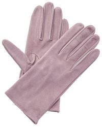 Portolano - Silk-Lined Suede Gloves - Lyst