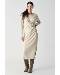 Faherty - Knit Alpine Wrap Dress - Lyst