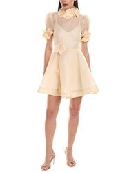 Zimmermann - Luminosity Liftoff Linen & Silk-blend Mini Dress - Lyst