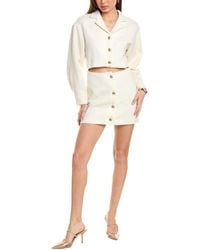 Maje - Wool-Blend Mini Dress - Lyst