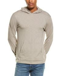 Theory Cosmos Layer Hoodie - Grey