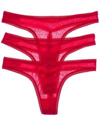 On Gossamer - Set Of 3 Hip G-String - Lyst