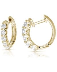 Amairah - 14K 1.00 Ct. Tw. Lab-Grown Diamond Hoops - Lyst