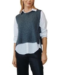 Bella Dahl - Cashmere & Wool Vest - Lyst