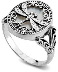 Samuel B. - Jewelry Mother-of-pearl Dragonfly Ring - Lyst