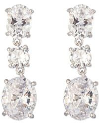 Eye Candy LA - The Luxe Collection Cz Lily Graduated Statement Earrings - Lyst
