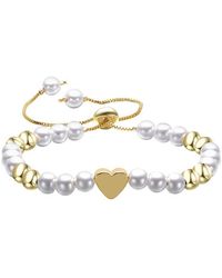 Rachel Glauber - 14K Plated Beads Bracelet - Lyst