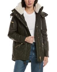 Sam. - Devon Shearling-Trim Coat - Lyst