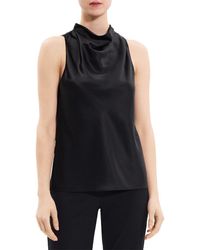 Theory - High Cowl Top - Lyst