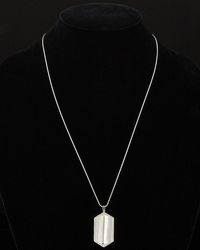 Argento Vivo - Cz Elongated Hexagon 34In Necklace - Lyst