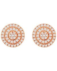 Suzy Levian - 14k Rose Gold 0.17 Ct. Tw. Diamond Round Studs - Lyst