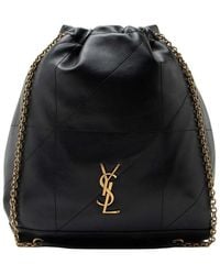 Saint Laurent - Black Lambskin Jamie 4.3 Pochon Medium Shoulder Bag (authentic Pre-loved) - Lyst