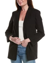 Theory - Linen Rolled Sleeve Shawl Blazer - Lyst