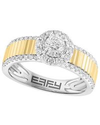 Effy Fine Jewelry - 14K 1.94 Ct. Tw. Diamond & Tanzanite Ring - Lyst