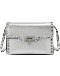 Tiffany & Fred Paris - Studded Leather Crossbody Flap Bag - Lyst